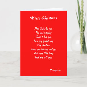 Daughter christmas greeting cards feiertagskarte