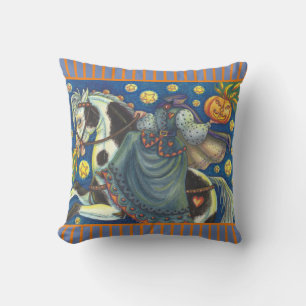 DAUGHTER DES SCHLAFENHOLLOW HALLOWEEN DURCHSCHNITT KISSEN