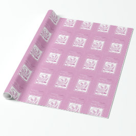 Daughter Erste Kommune, rosa Geschenkpapier