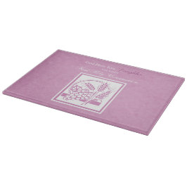 Daughter Erste Kommune, rosa Schneidebrett