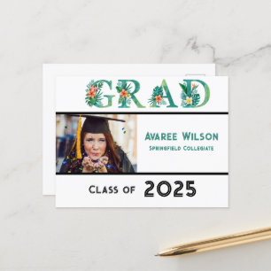 Daughter Foto High School Abschluss Postkarte