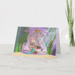 Daughter Geburtstagskarte mit kleiner Meerjungfrau Karte<br><div class="desc">Daughter Geburtstagskarte mit kleiner Meerjungfrau und Fischfreunden</div>