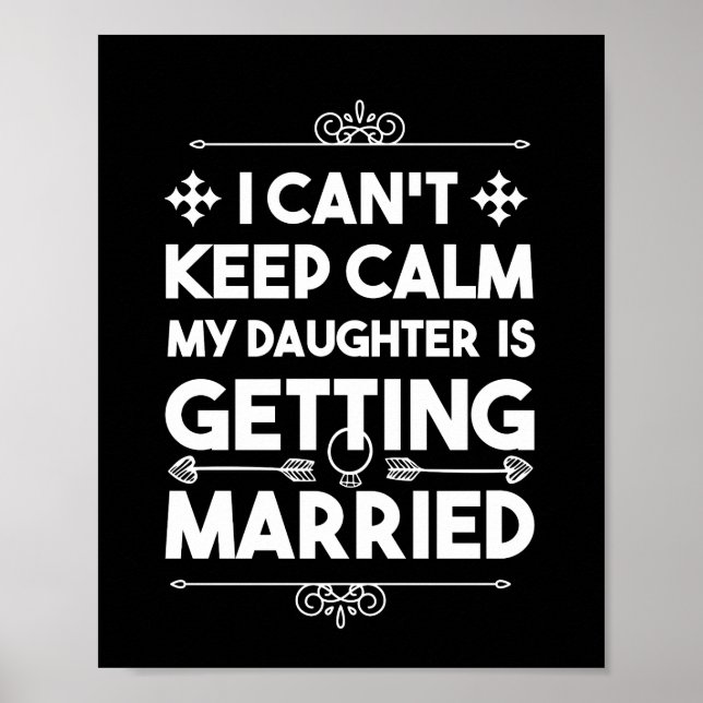 Daughter Getried Married Junggeselinnen-Abschied Poster (Vorne)