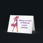 "DAUGHTER" GLÜCKLICHER GEBURTSTAG** KARTE<br><div class="desc">Was für eine nette Art zu sagen ***GLÜCKLICH GEBURTSTAG*** zu IHRER TOCHTER. Ich habe mehr davon mit verschiedenen Altern gemacht und vergessen Sie nicht,  dass Sie das Alter und den Vers auf allen meinen Karten ändern können. VIELEN DANK,  dass Sie bei einem meiner acht Läden angehalten haben!</div>