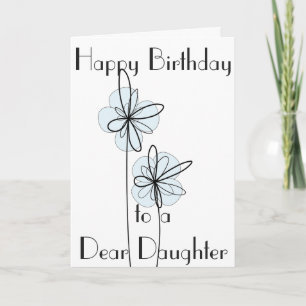 DAUGHTER GREETING CARD KARTE