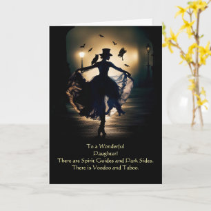 Daughter Happy Halloween HexenVoodoo Karte