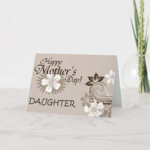 DAUGHTER-HAPPY MOTHER'S DAY KARTE