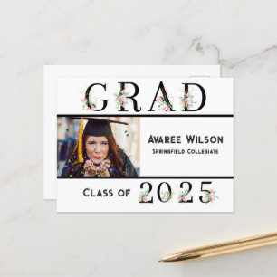 Daughter High School Abschluss Postkarte