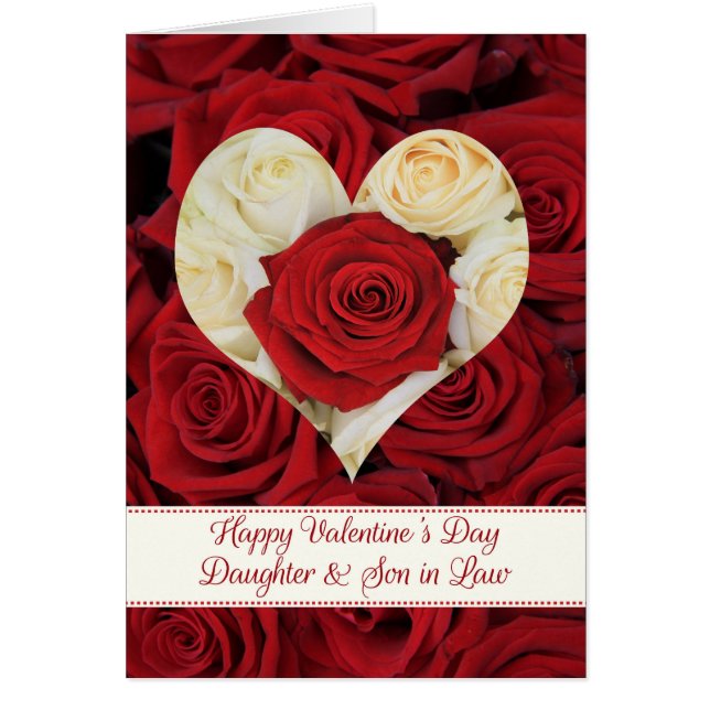 Daughter & Husband Happy Valentine's Day Rose (Vorne)