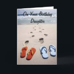 DAUGHTER=IHRE HERZLICHEN WÜNSCHE SIND GESPEICHERT KARTE<br><div class="desc">Genießen Sie mit dieser BEACH GEBURTSTAGSKARTE für "DEINE TOCHTER" und ließ ihr,  wie glücklich es ist ihr "GEBURTSTAG und dass Sie ihr alles,  was ihr Herz wünscht! VIELEN DANK,  DASS SIE VON 1 MEINER 8 GESCHÄFTE GESCHLOSSEN HABEN!</div>