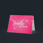 Daughter-in-law birthday karte<br><div class="desc">Birthday for daughter-in-law on bright pink and white polka dot background</div>