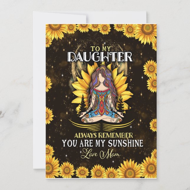 Daughter Lovers | Für meine Tochter Liebe Mama Einladung (Vorderseite)