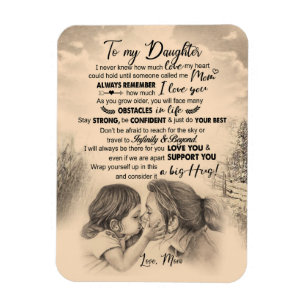 Daughter Lovers   Für meine Tochter Liebe Mama Magnet