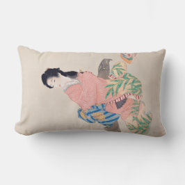 Daughter Miyuki (schöne japanische Frau) (asiatisc Lendenkissen