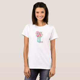 Daughter Mutter's Day Mason Jar Vase T-Shirt