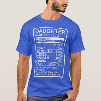 Daughter Nutrition Fakten T-Shirt