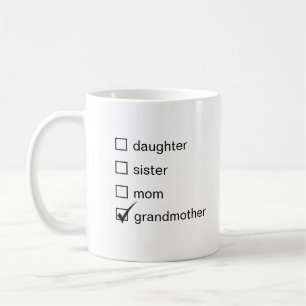 Daughter Sister Mama Großmutter Kaffeetasse