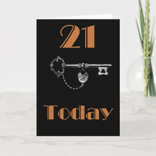 DAUGHTER/SON 21. BIRTHDAY CARD KARTE
