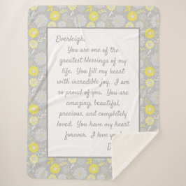 Daughter Stolz auf dich Sherpadecke