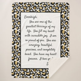 Daughter Stolz auf dich Sherpadecke