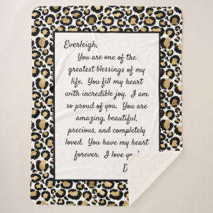 Daughter Stolz auf dich Sherpadecke