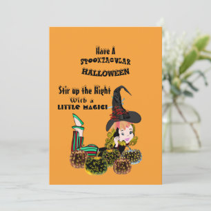 Daughter Witz Spooky Halloween Glow Pumpkins Card Einladung