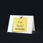 DAUGHTER-YOU "ROCK" HOFFEN AUCH IHRE BIRDERTAGGEBI KARTE<br><div class="desc">DAUGHTER—""YOU ROCK"" UND HOFFEN AUCH AUF IHREM BIRTHTAG IHRE ROCKEN!</div>
