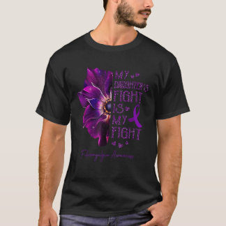Daughters Fight is my fight Anemone Fibromyalgie A T-Shirt