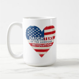 Daughters of the American Revolution DAR US Histor Kaffeetasse