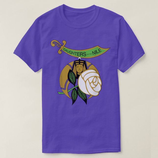 Daughters of the Nile Shriners AAONMS DON OES Moth T-Shirt (Design vorne)