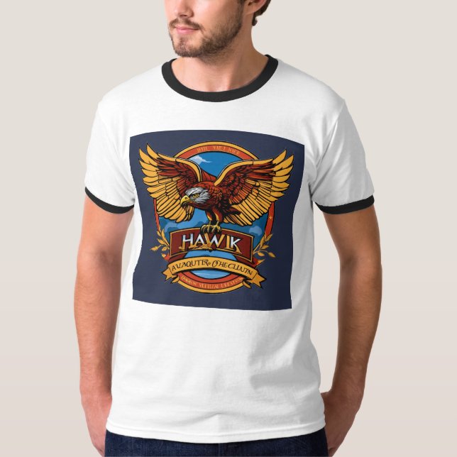 Daughters of the Sky: Bold Aviation Club Logo T-Shirt (Vorderseite)