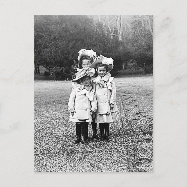 Daughters Zar Russland, Olga, Tatiana, Maria Postkarte (Vorderseite)