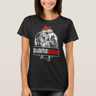 Daughtersaurus Rex Dinosaur Daughtersaurus Familie T-Shirt