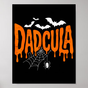 Daula Lustiger Halloween-Vater-Kostüm-Sder-Flederm Poster