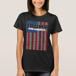 Daumen Hoch Für Amerika Usa Flagge Republikaner Tr T-Shirt