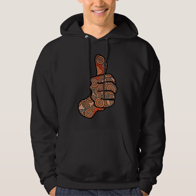 Daumen hoch! hoodie (Vorderseite)