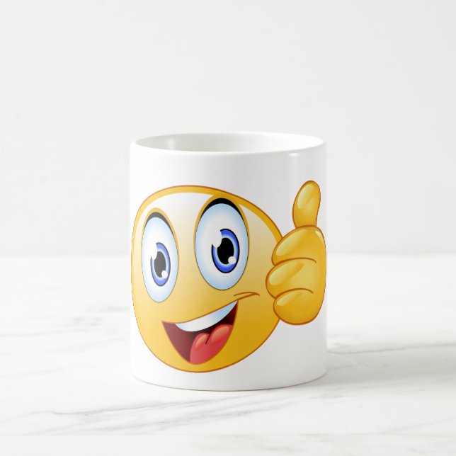 Daumen hoch kaffeetasse (Mittel)