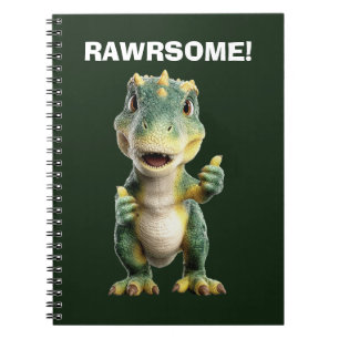 Daumen Hoch T Rex Notizblock