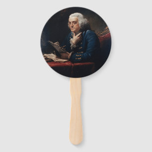 Daumen-Porträt, Benjamin Franklin Gründungsvater Fächer