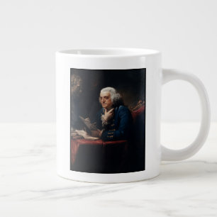 Daumen-Porträt, Benjamin Franklin Gründungsvater Jumbo-Tasse