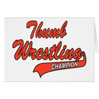 Daumen-Ringkämpfer-Geschenk