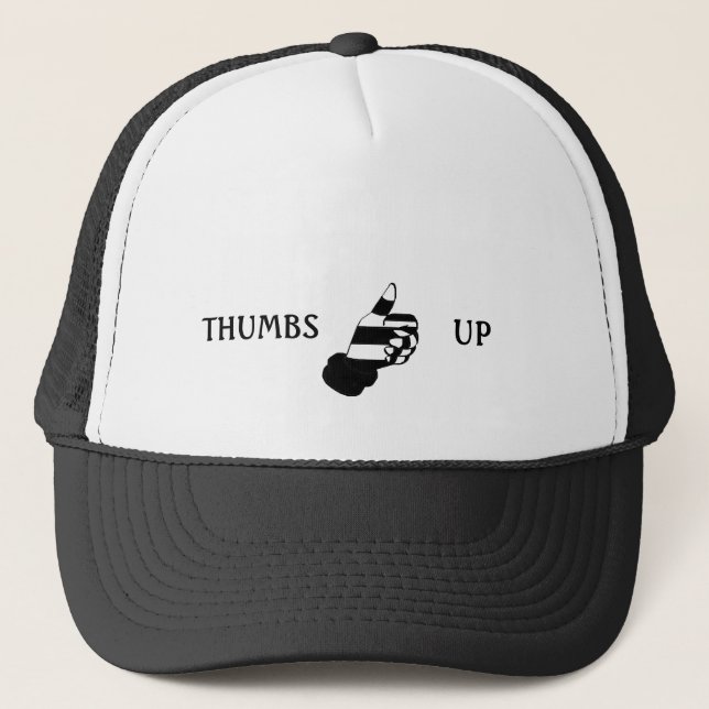 DAUMEN UP HUT TRUCKERKAPPE (Vorderseite)