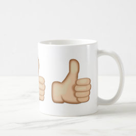 Daumen Up Zeichen Emoji Tasse