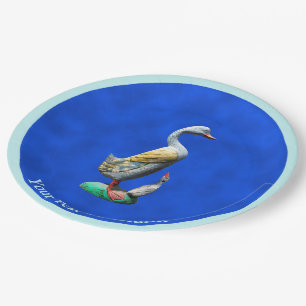 Daunendecken Pappteller