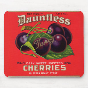 Dauntless Cherries in Heavy Sirup aus den 1930er J Mousepad