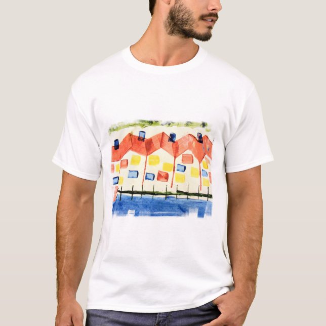 Dauphin-Insel-Strand-Haus-T - Shirt (Vorderseite)