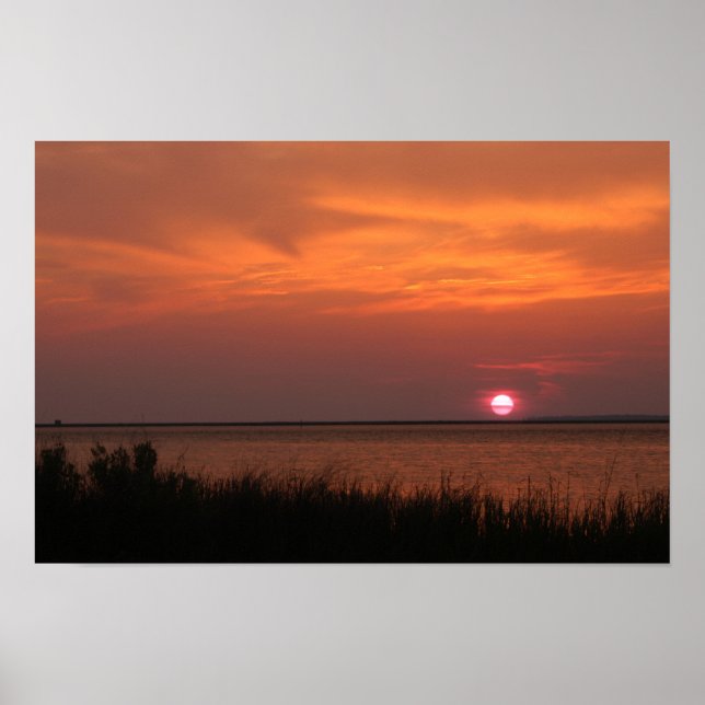 Dauphin Island, AL Sunset Poster (Vorne)