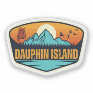 Dauphin Island, Alabama Aufkleber