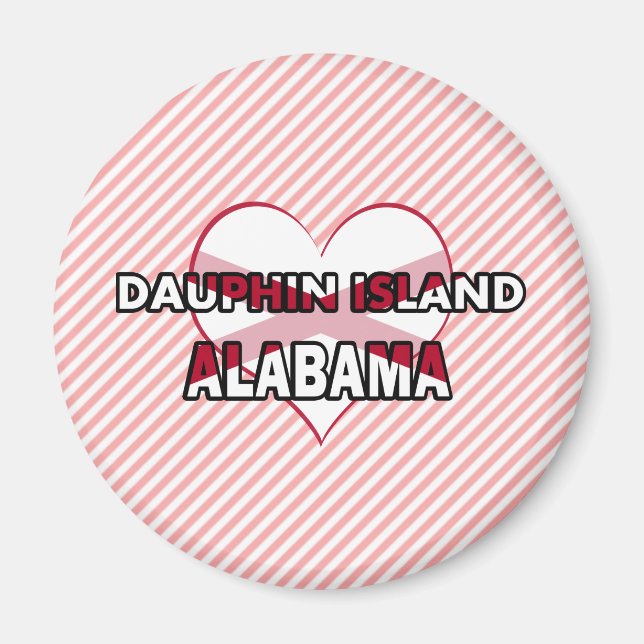Dauphin Island, Alabama Magnet (Vorne)