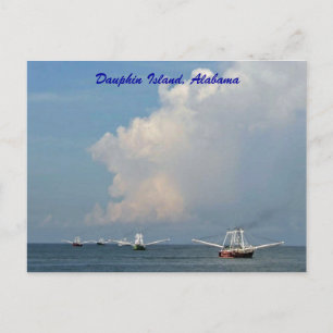 Dauphin Island, Alabama Postkarte